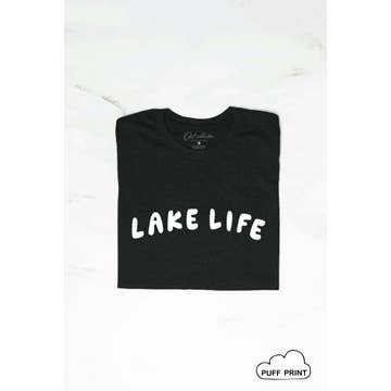 Lake Life Puff Print Graphic T-Shirt