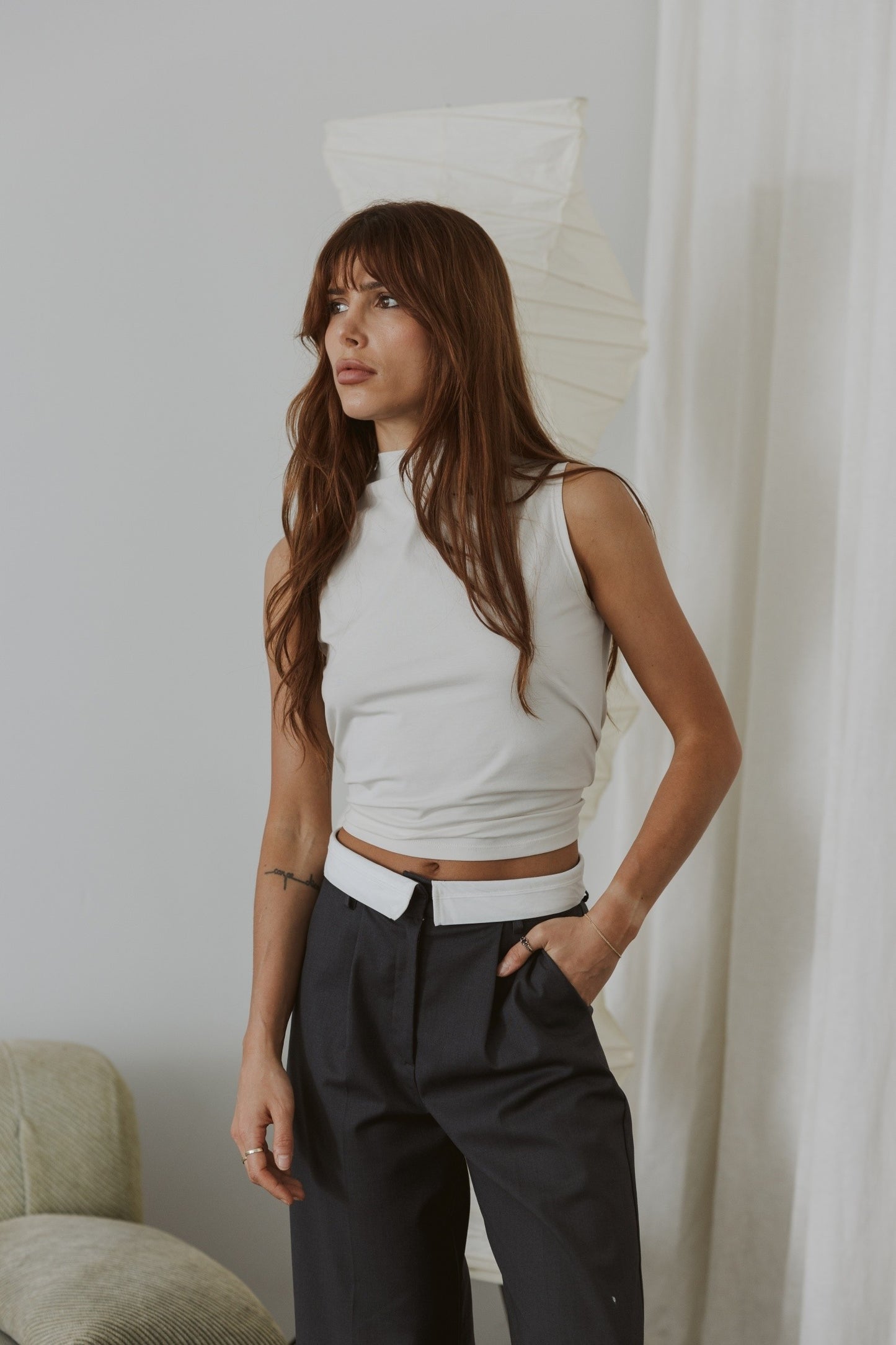 Dianne Mock-Neck Top