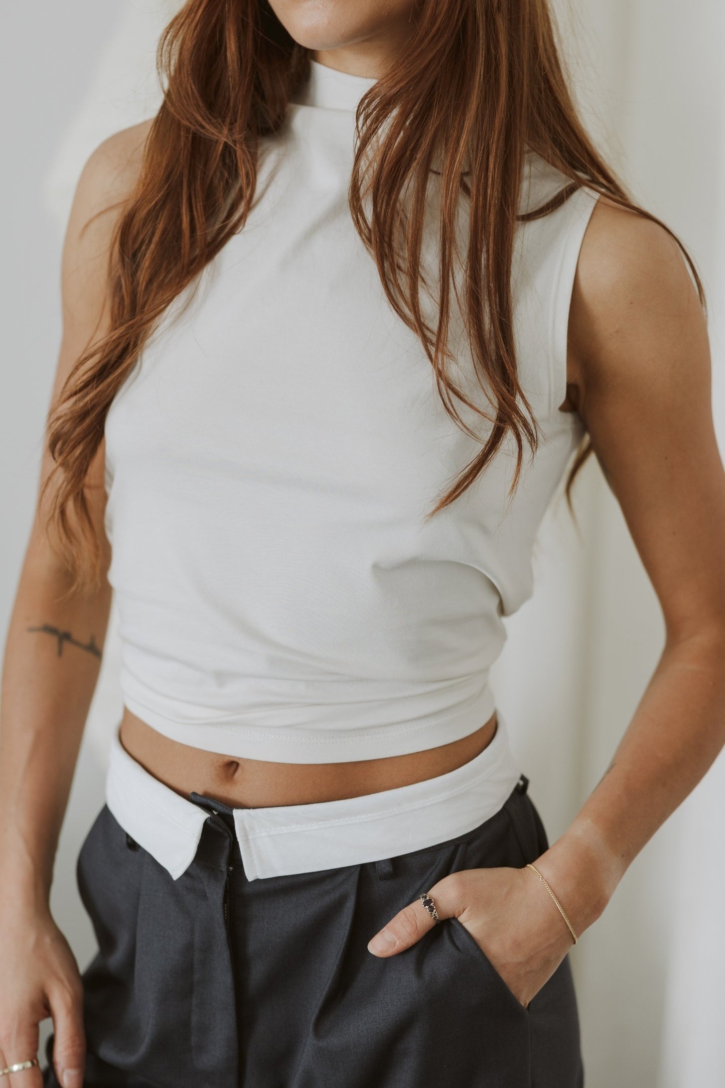 Dianne Mock-Neck Top