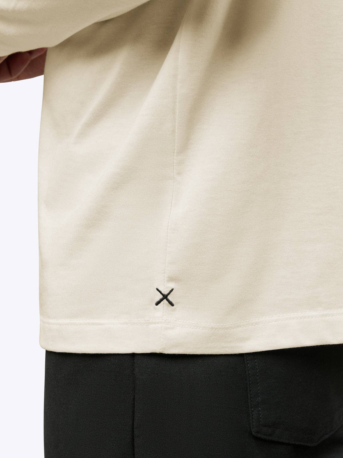 AO Forever Long Sleeve Tee | Ivory Classic-Fit PYCA Pro®