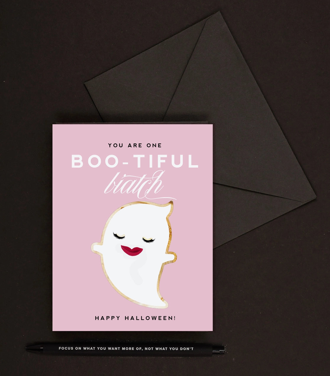 You Are One Boo-tiful Biatch Halloween Greeting Card