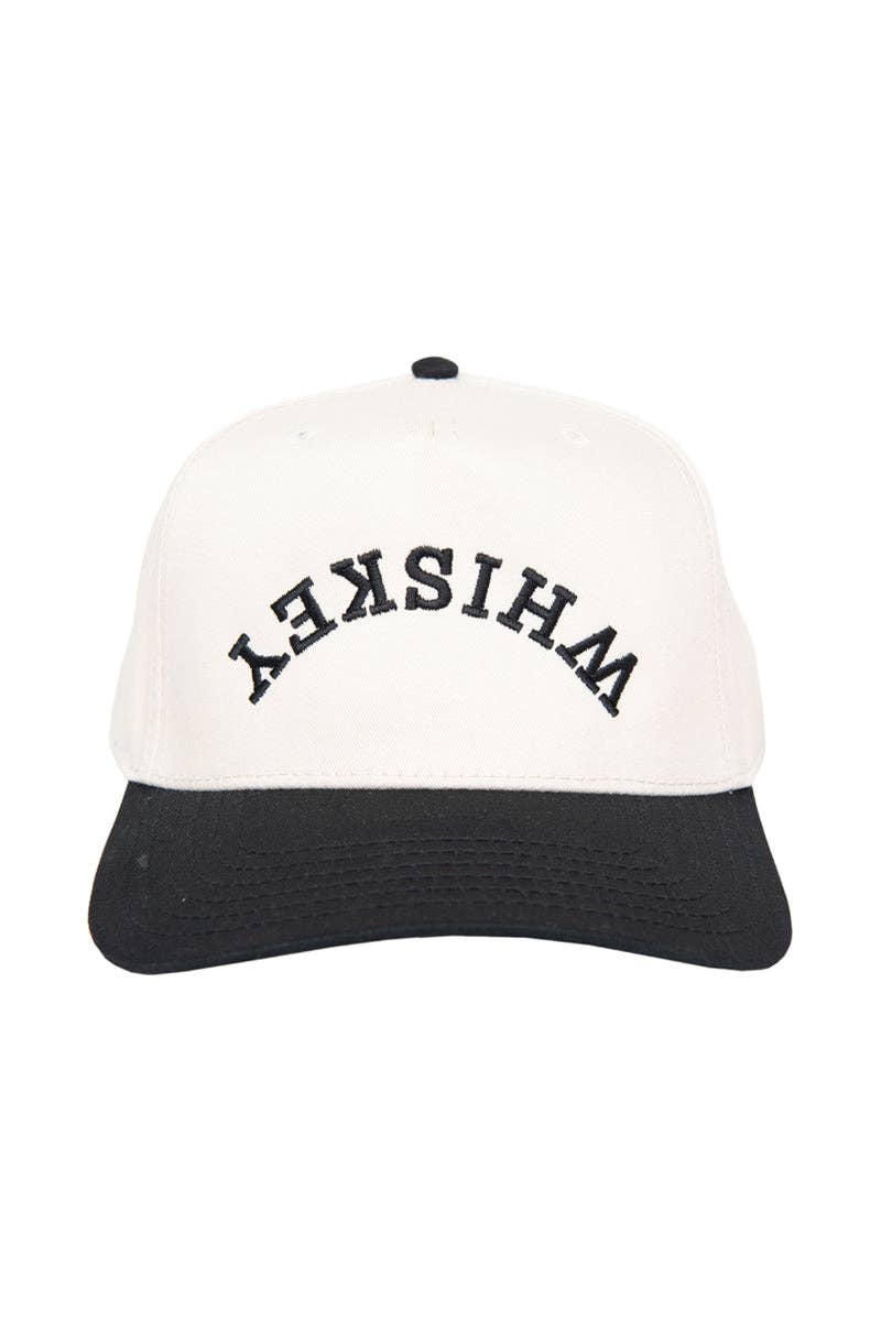 WHISKEY Upside Down Vintage Trucker Hat