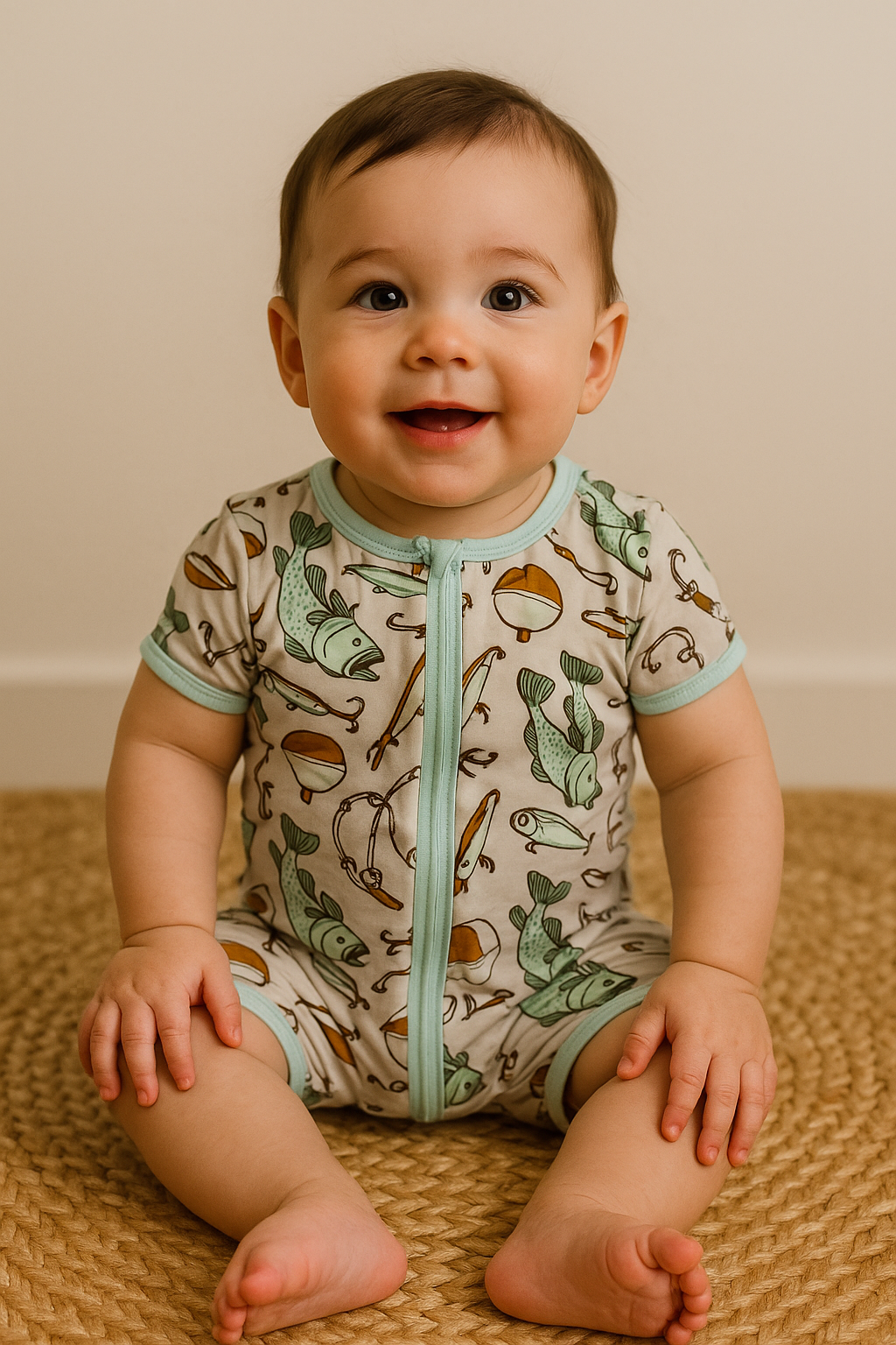 Gone Fishing Romper