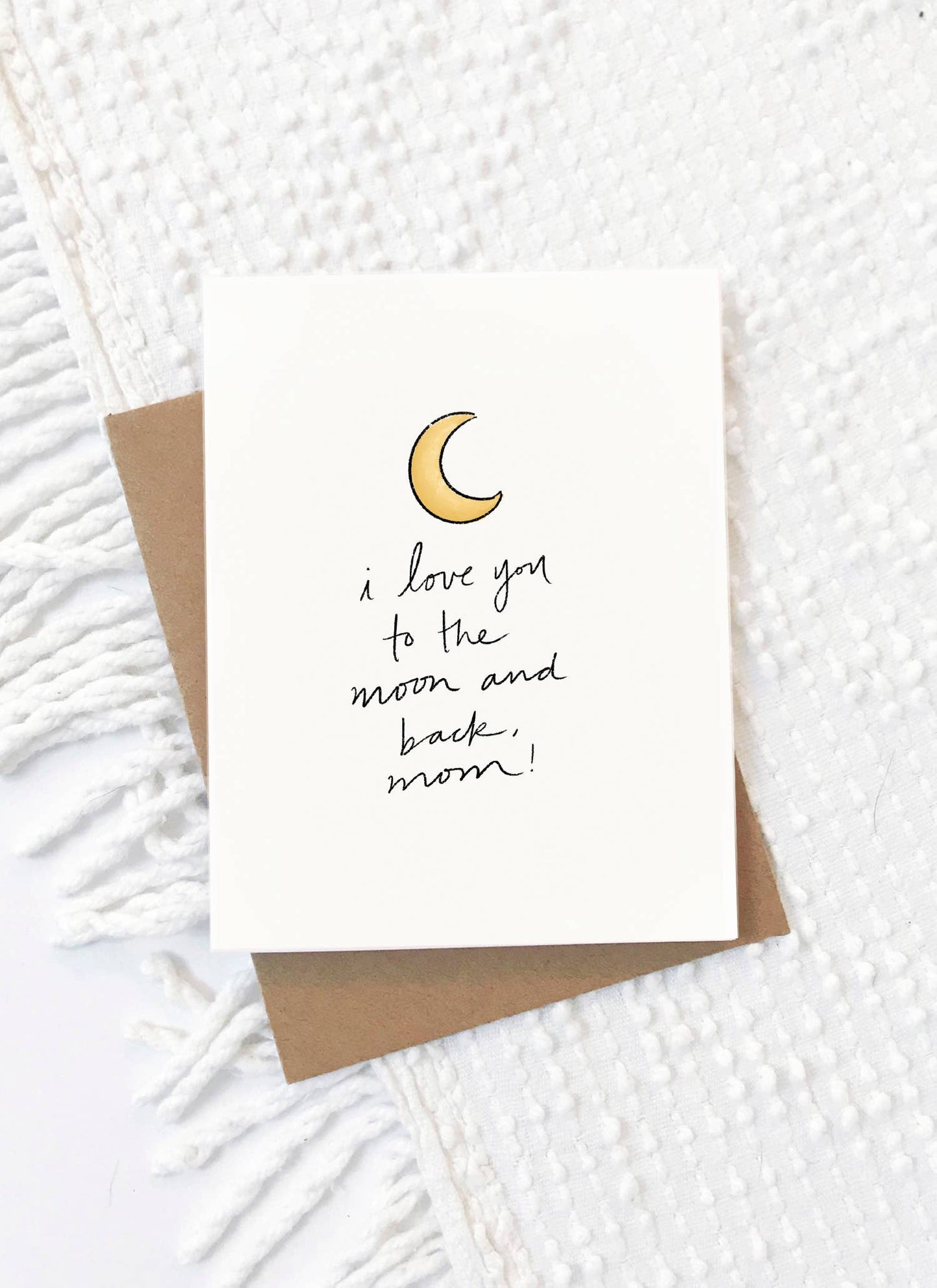 Love You to the Moon Mother's Day Card