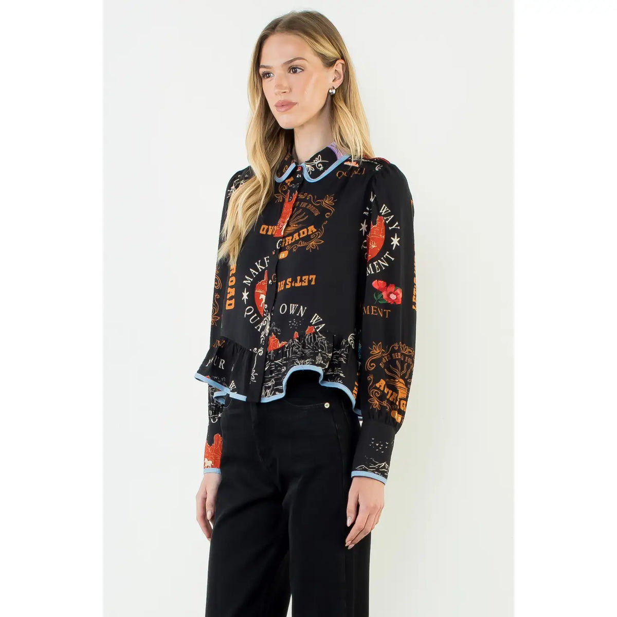Western Themed Top