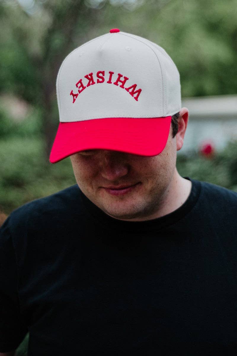 WHISKEY Upside Down Vintage Trucker Hat