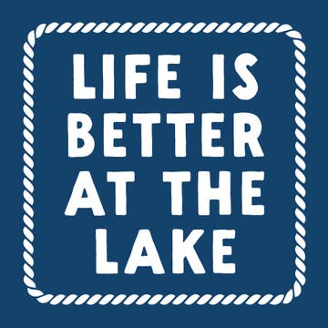 Life is Better at the Lake Cocktail Napkins - 20ct