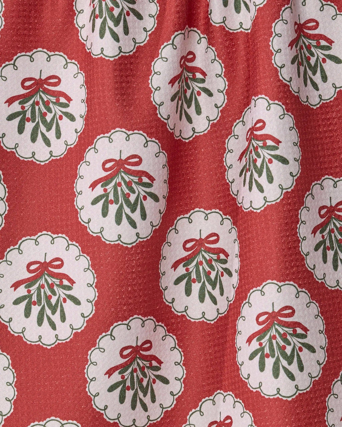 Merry Mistletoe Tea Towel
