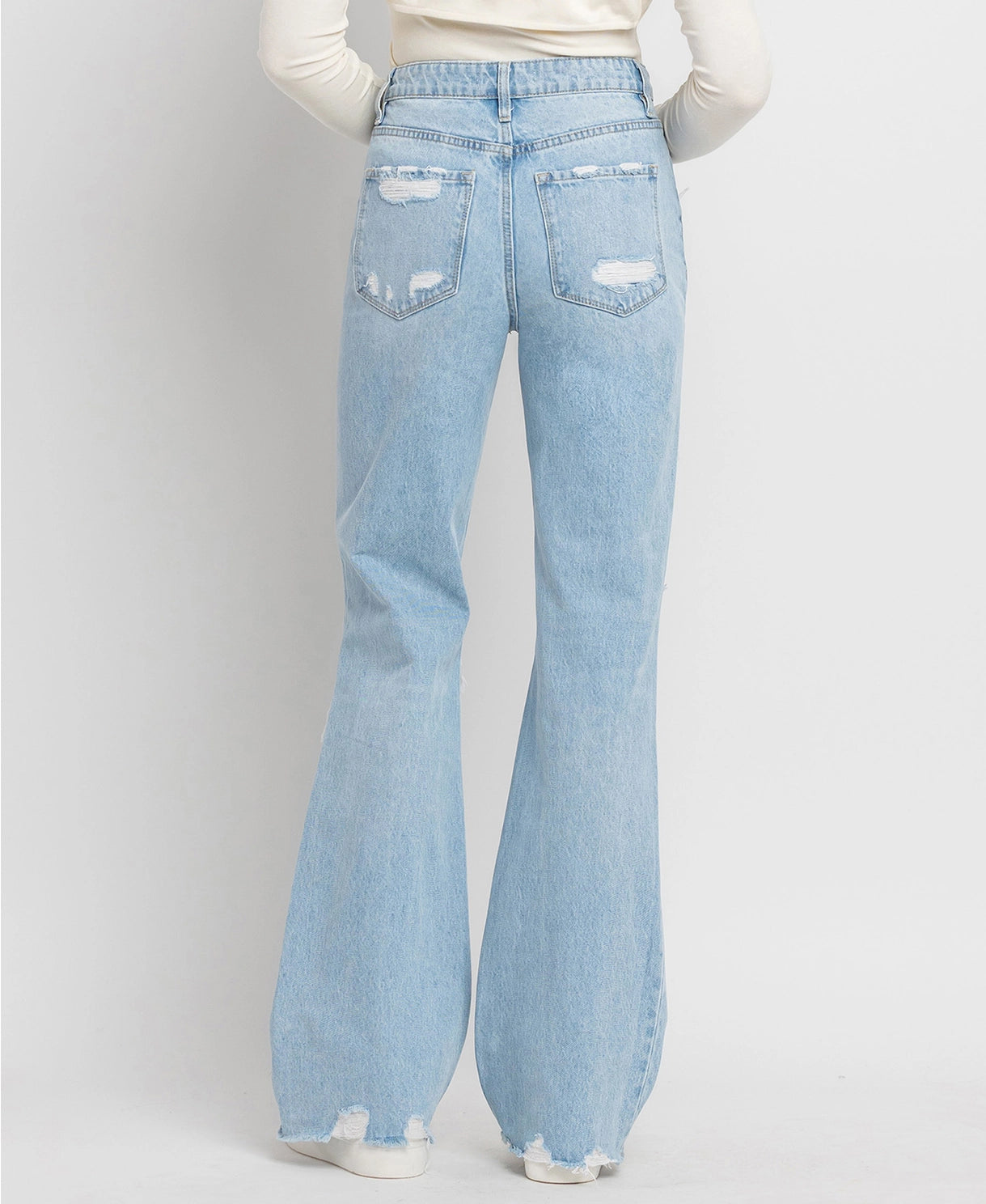 Christina 90's Style Super High Rise Flare Jeans