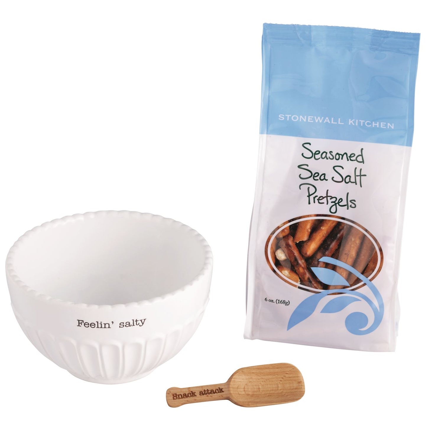 Feelin' Salty Pretzel and Bowl Set
