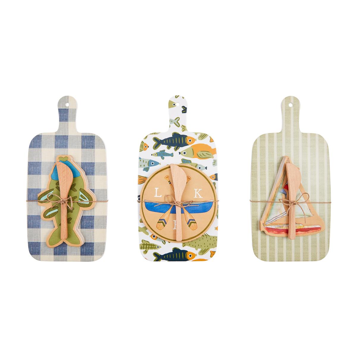 Lake Outdoor Board/Napkin Sets