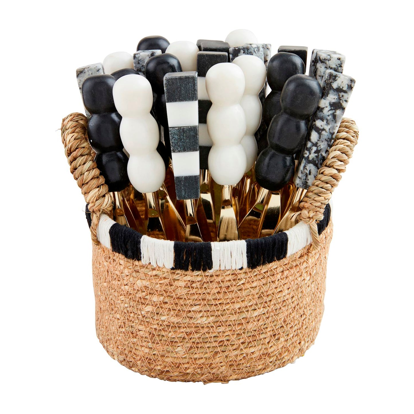 Black + White Marble Spreaders