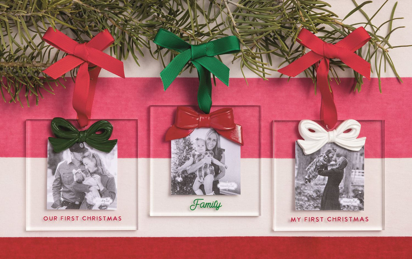 Bow Acrylic Frame Ornament