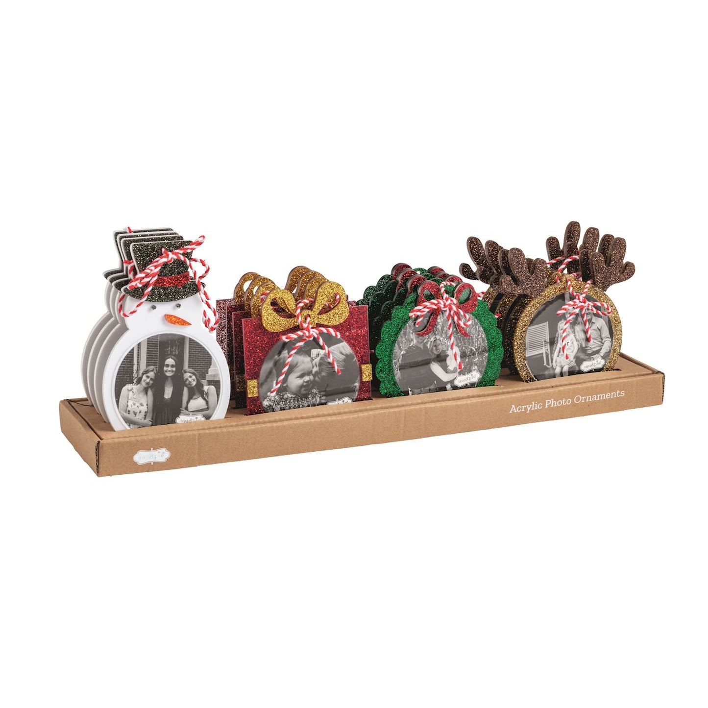 Glitter Photo Ornaments