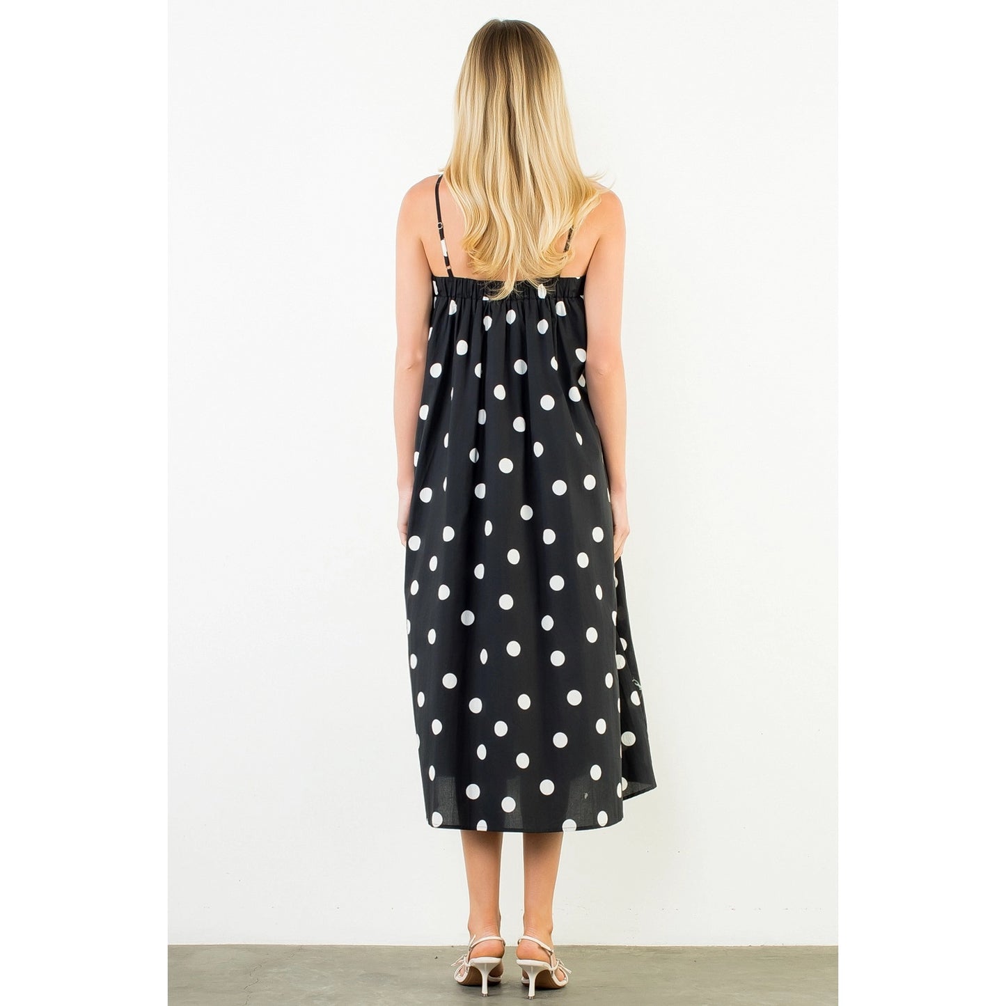 Black and White Polka Dot Dress