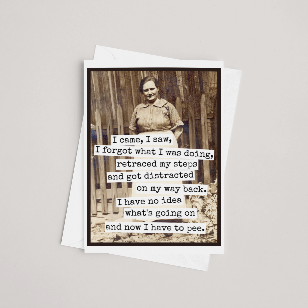 I Came, I Saw, I Forgot What I Was Doin