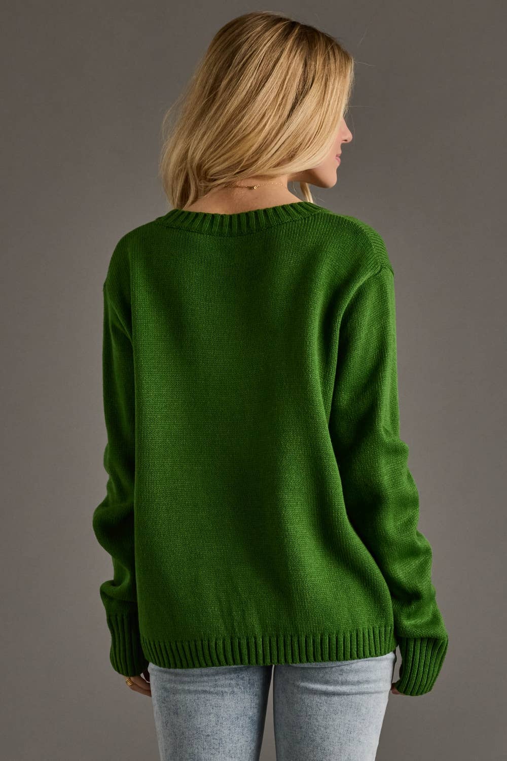 Green Lucky Sweater