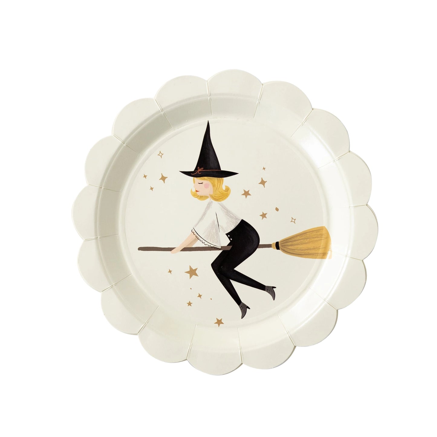 Witching Hour Witches Paper Plates Set of 9