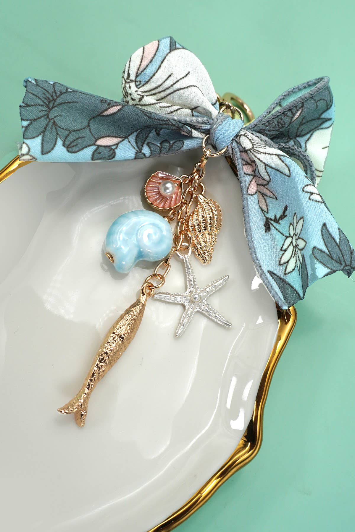 BAG CHARM-OCEAN BOW