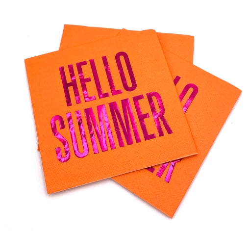 Hello Summer Cocktail Napkins - 20ct