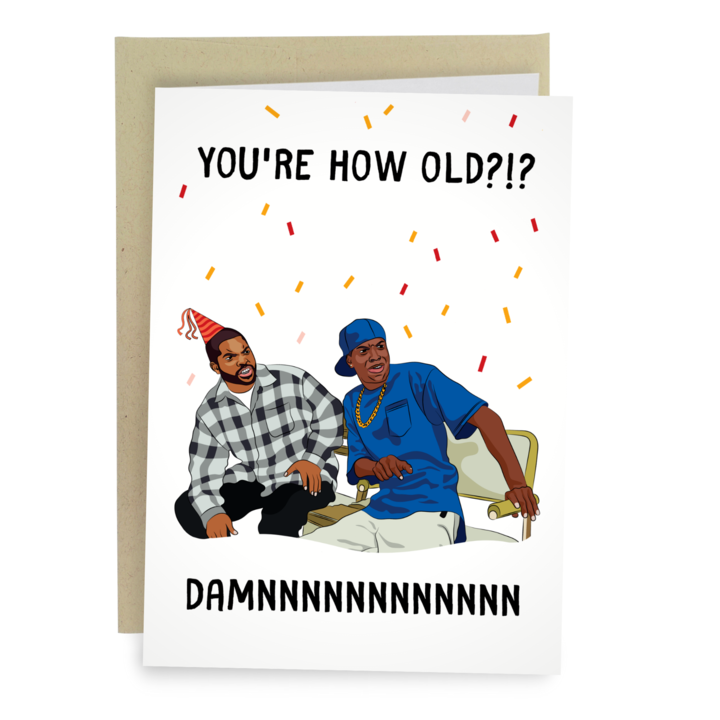 Friday Movie Damn Funny Birthday Card
