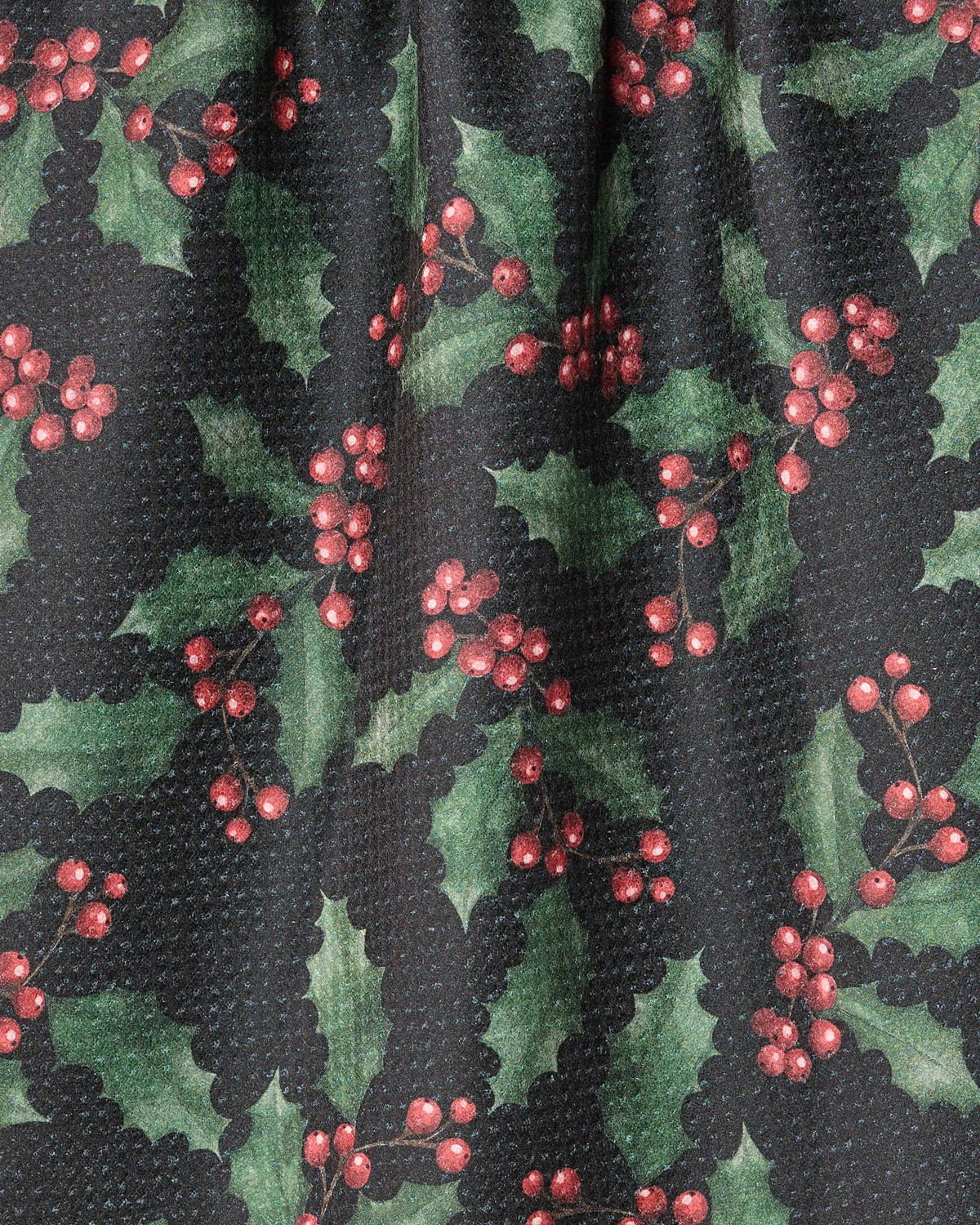 Holly Night Tea Towel