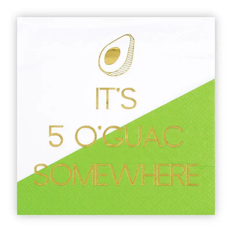 5 O'Guac Napkin