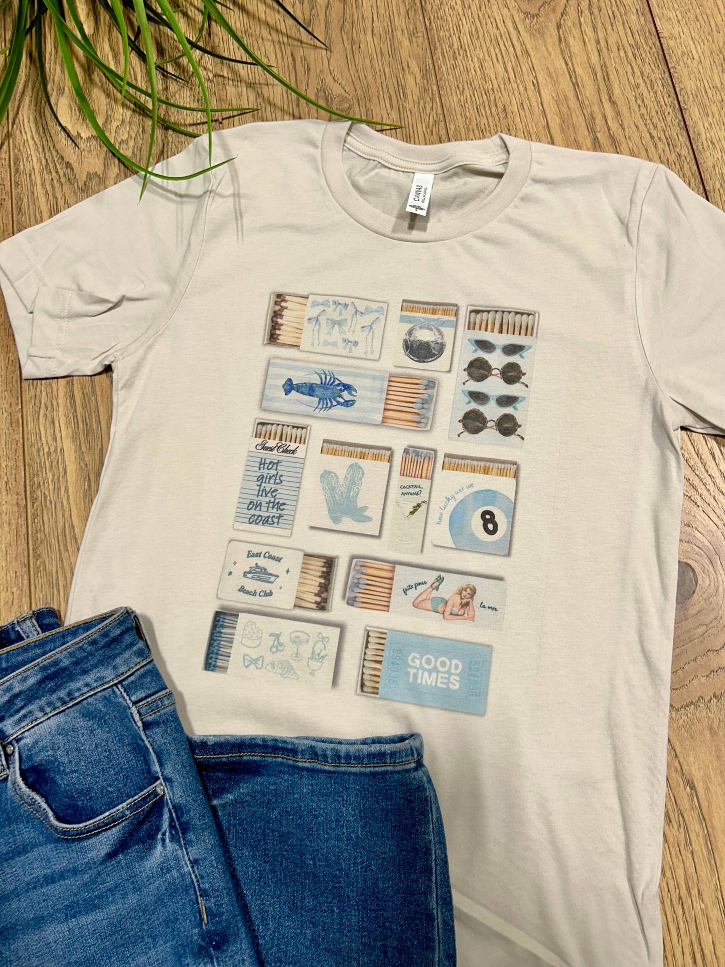 Blue Coastal Tee