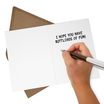 Happy Birthday Sweet Cheeks Funny Butt Greeting Card