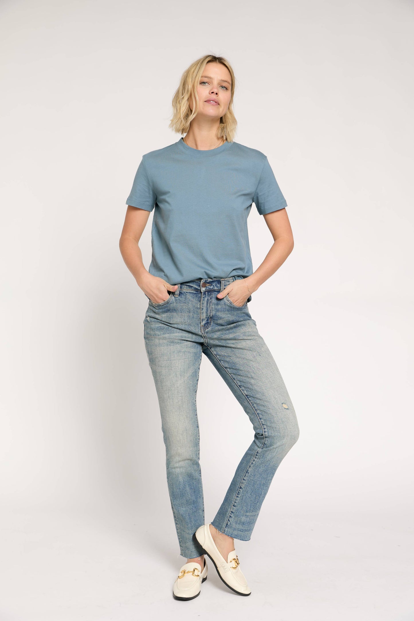 Crosby Mid Rise Relaxed Taper Jean