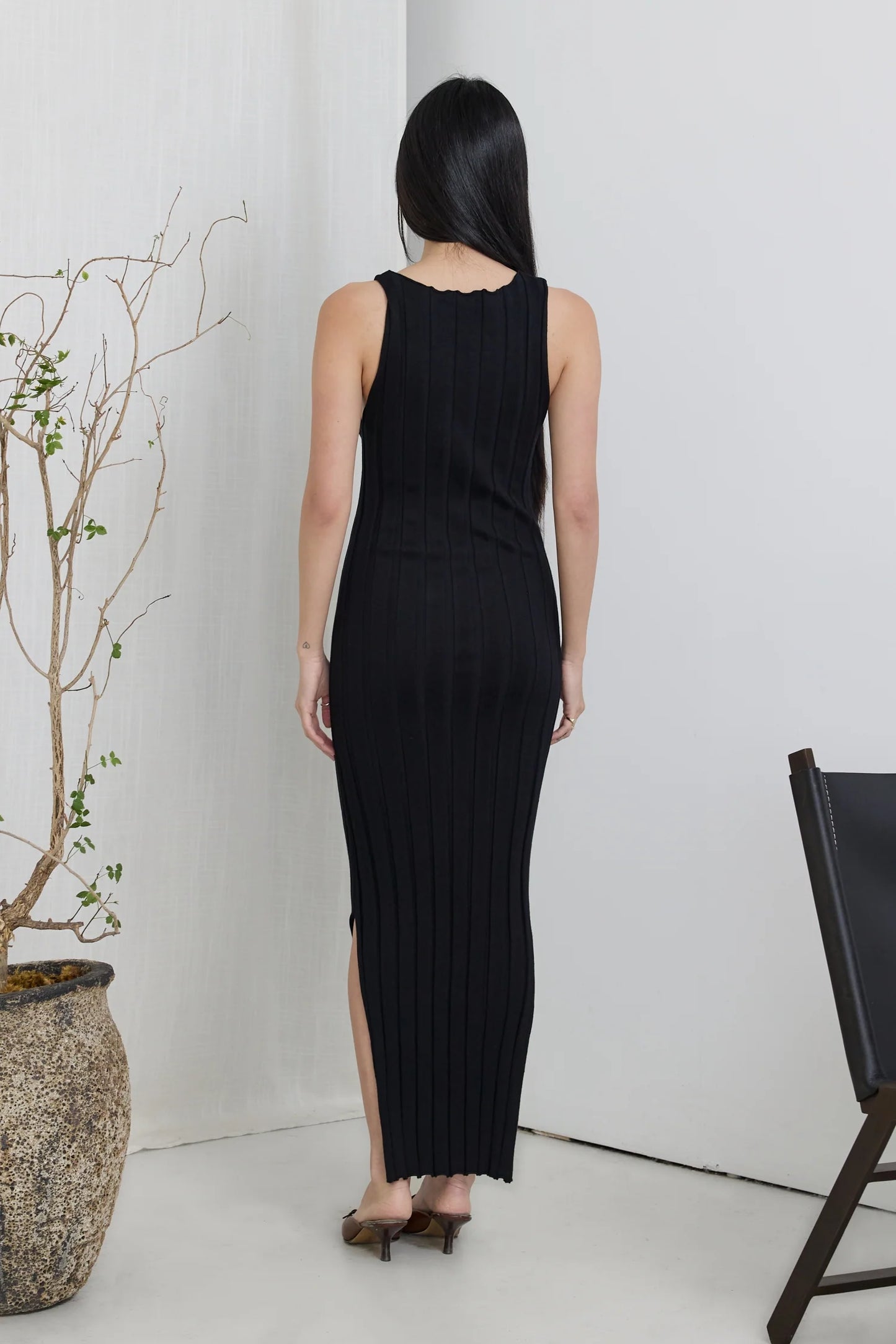 Margot Sleeveless Knit Midi Dress