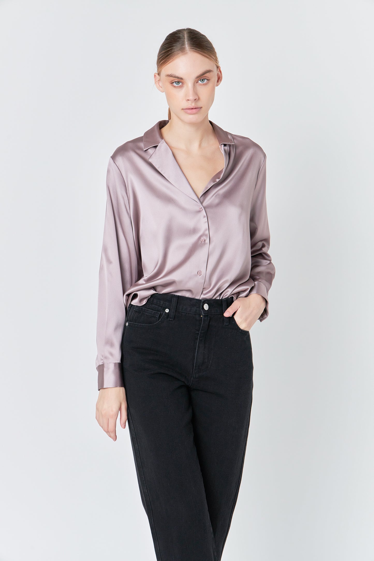 Classic Satin Overshirt