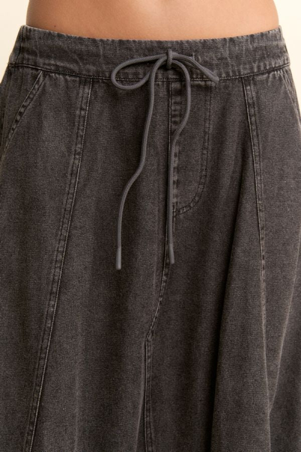 Denim Parachute Skirt