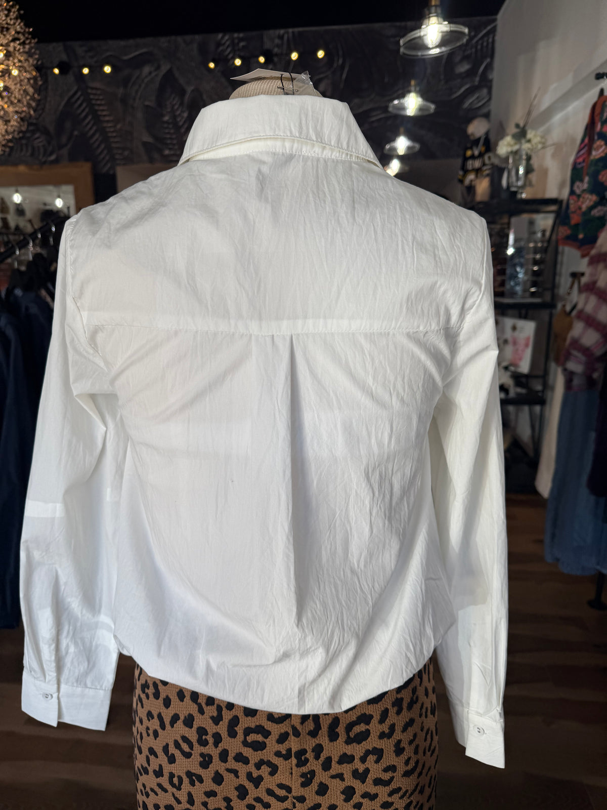 Cinched Bubble Blouse
