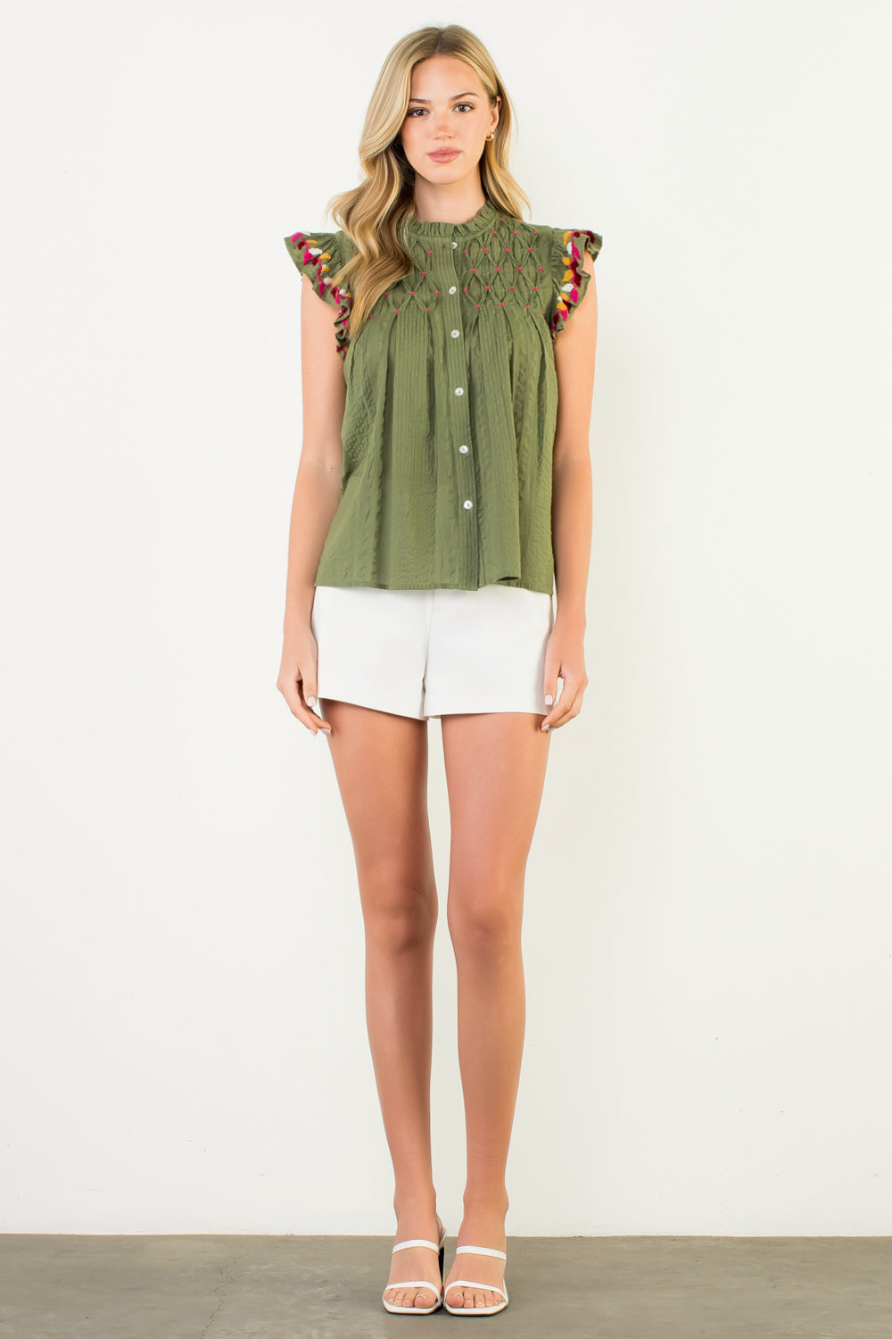 Button up Flutter Sleeve