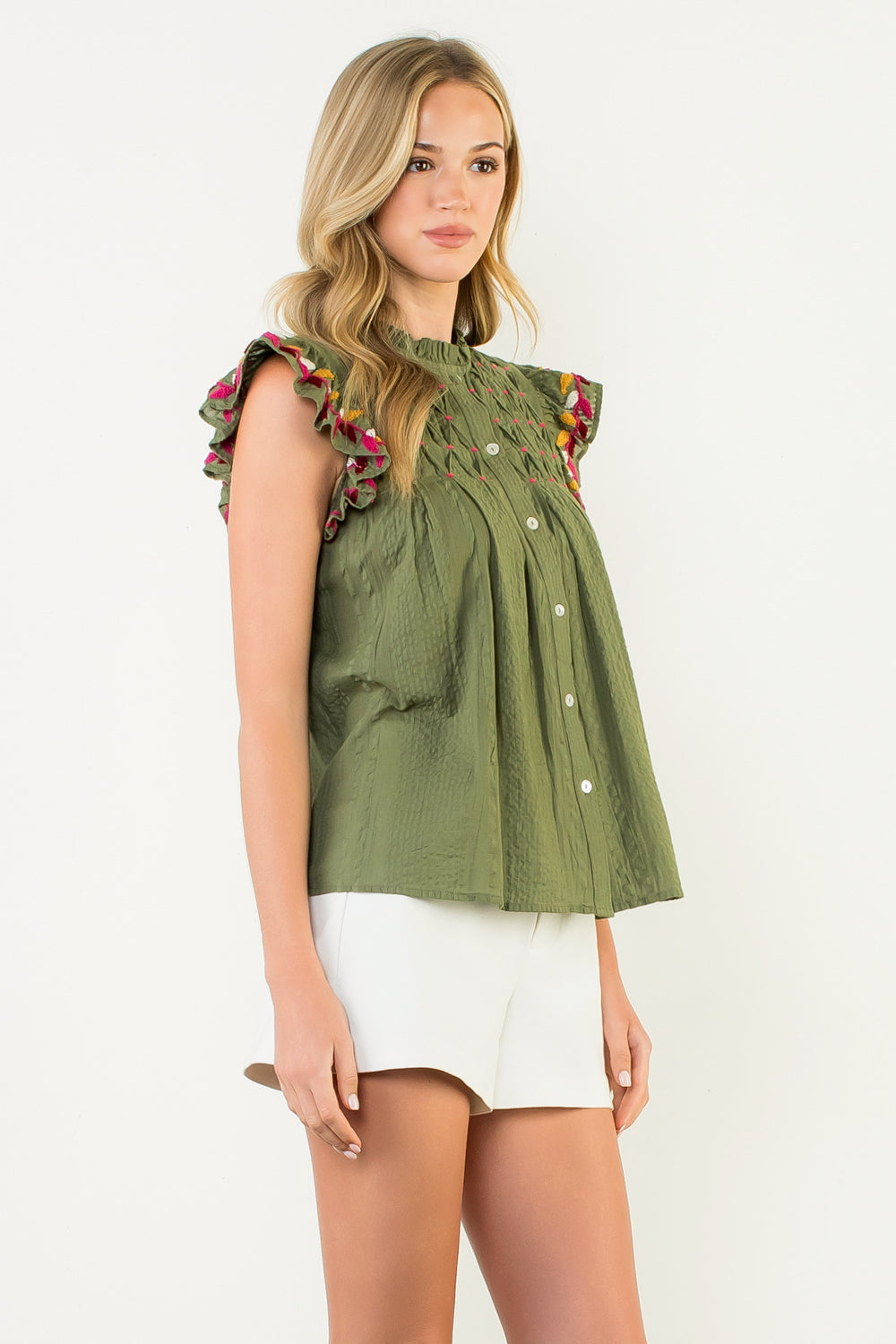 Button up Flutter Sleeve