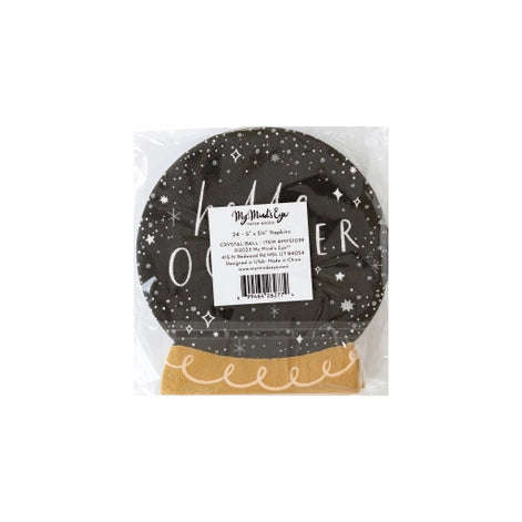 Hello October Crystal Ball Cocktail Napkins - 24ct