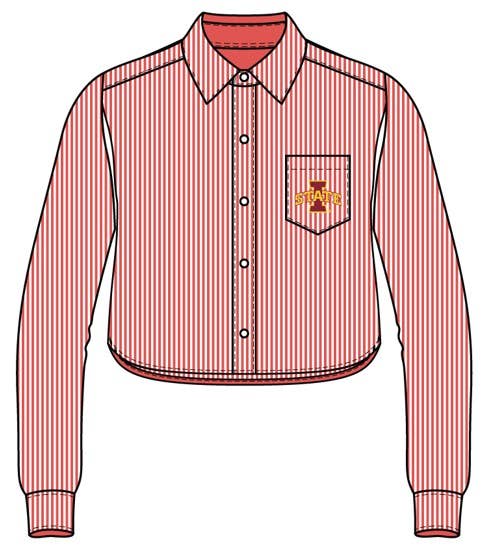 Iowa State Button Up