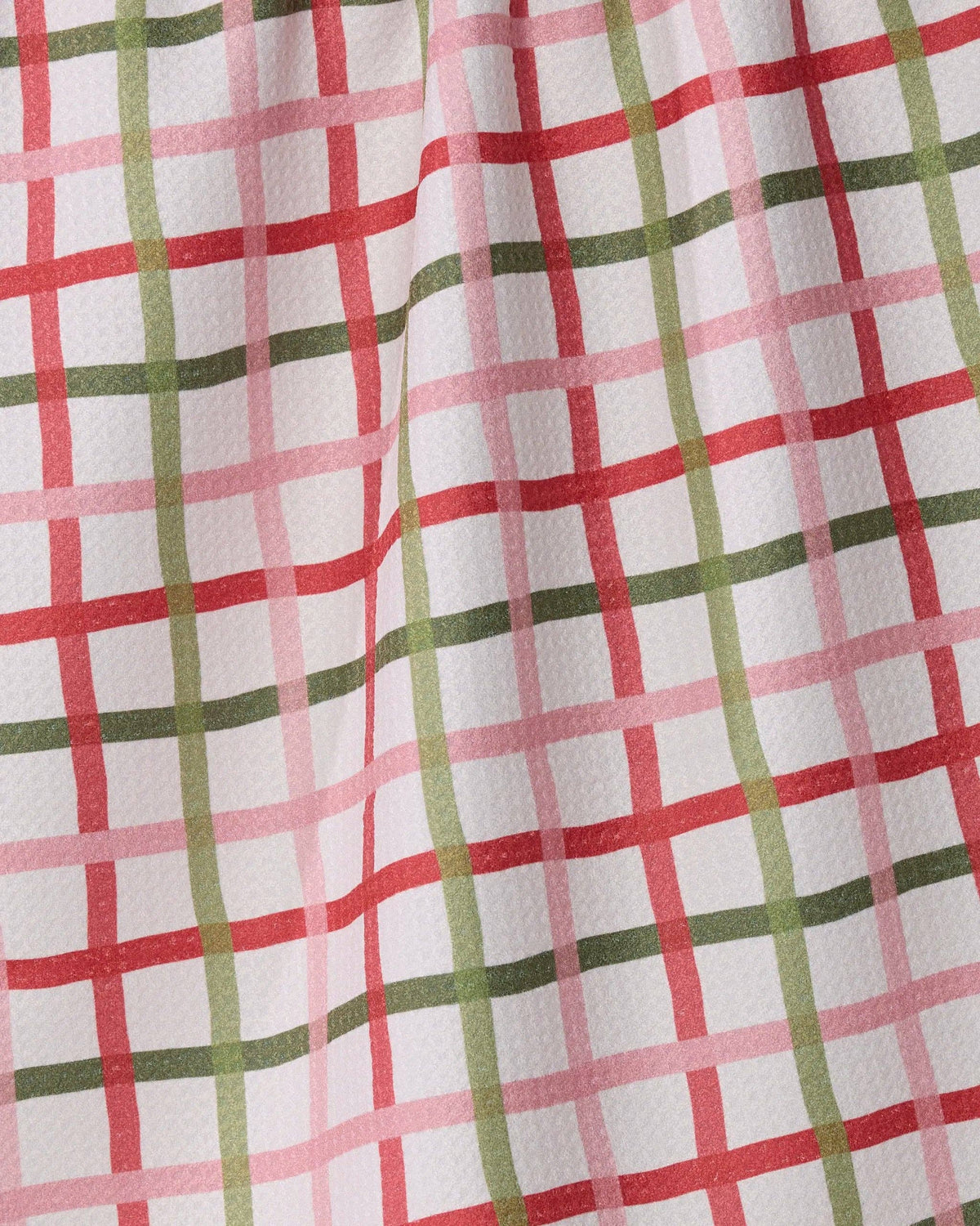 Festive Plaid Tea Towel