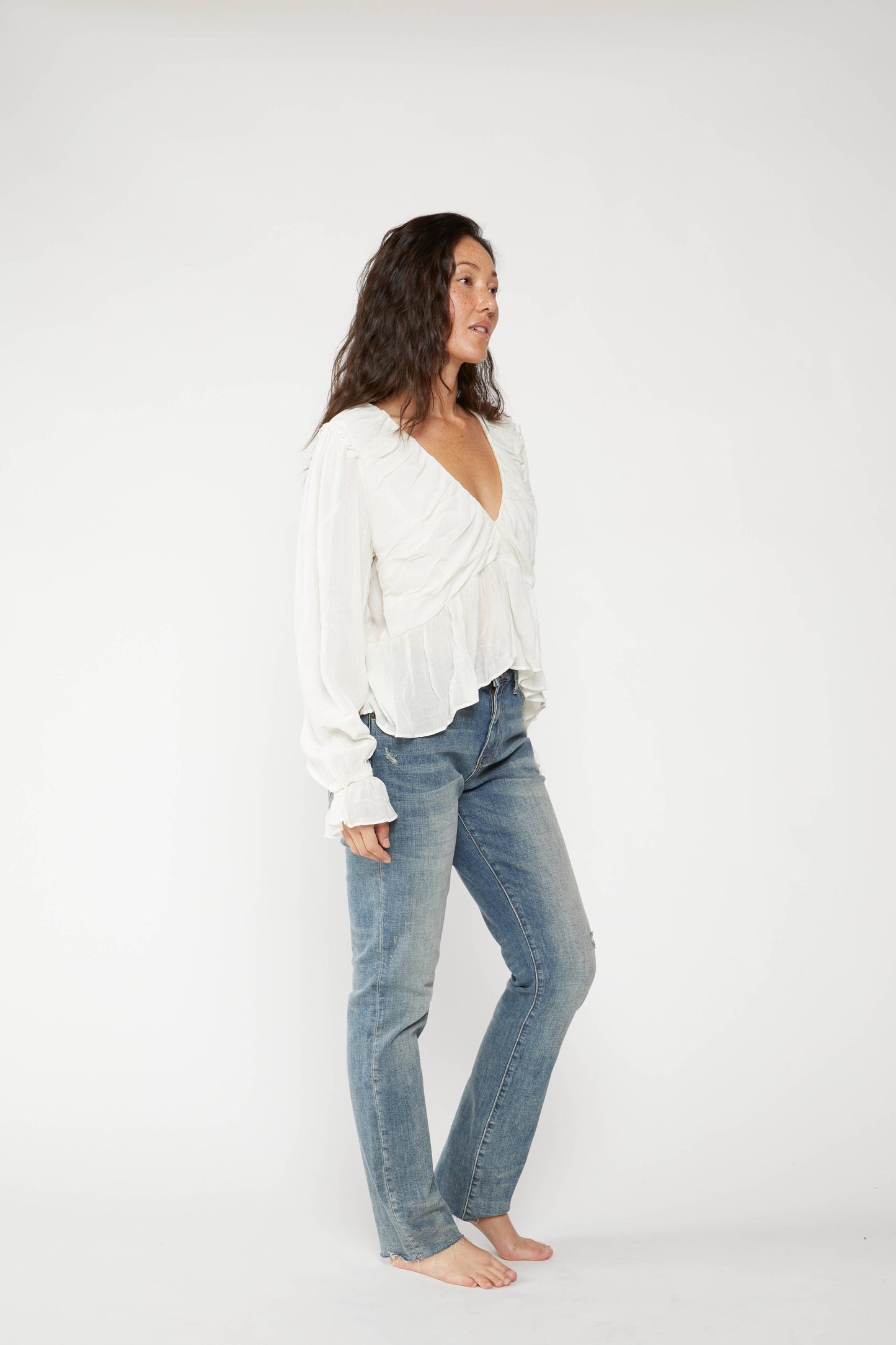 Crosby Mid Rise Relaxed Taper Jean