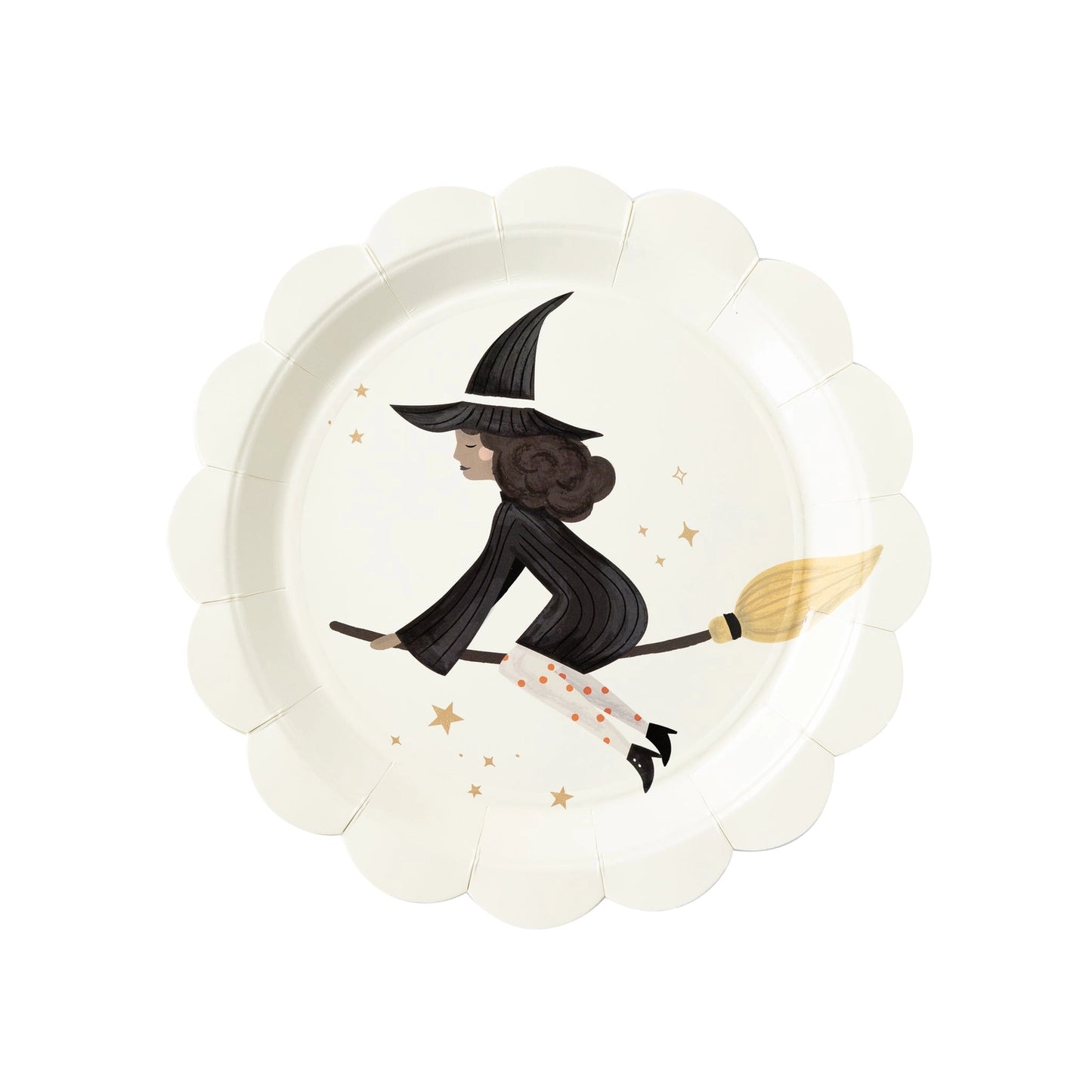 Witching Hour Witches Paper Plates Set of 9