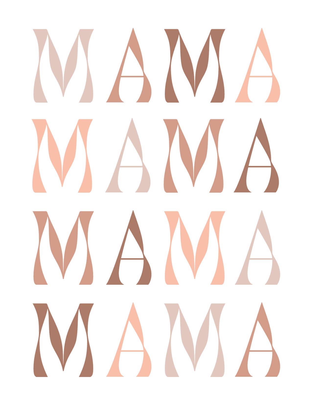 MAMA Mother's Day Card