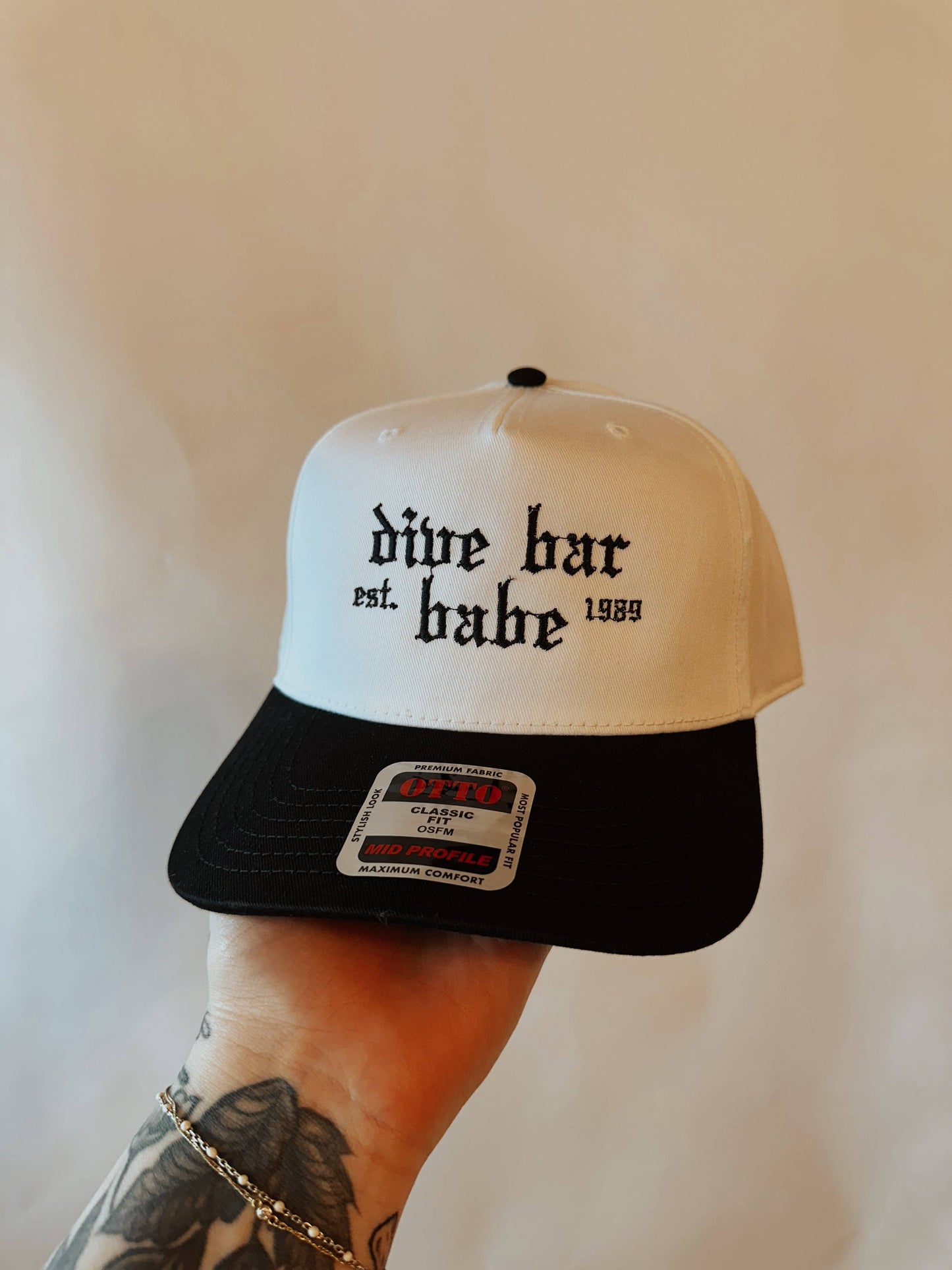 Dive Bar Babe Canvas Trucker Hat