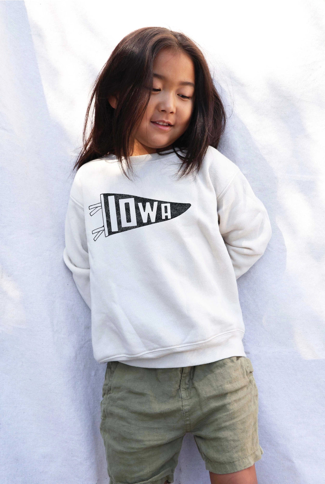 Iowa Game Day Graphic Crewneck Sweatshirt for Toddlers