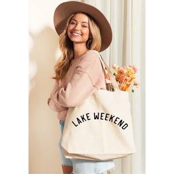 Lake Weekend Tote Bag