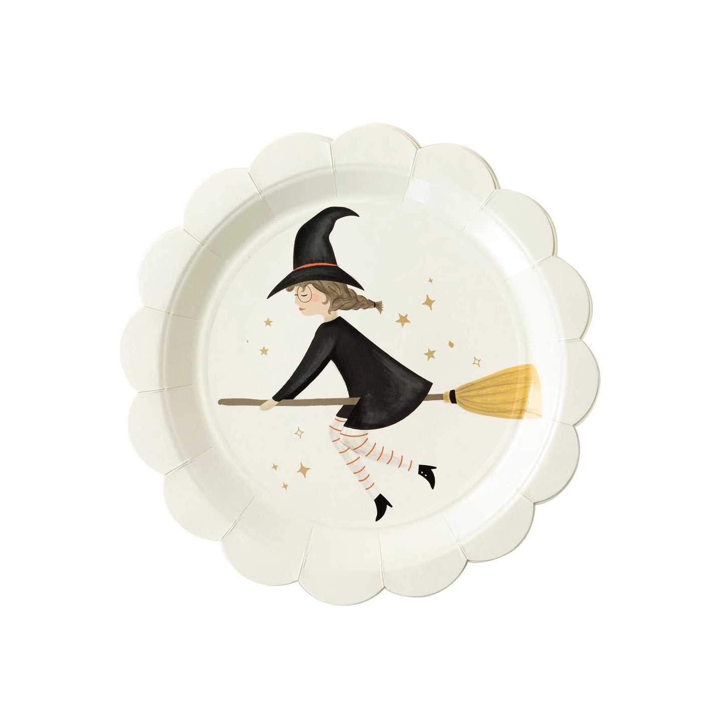 Witching Hour Witches Paper Plates Set of 9