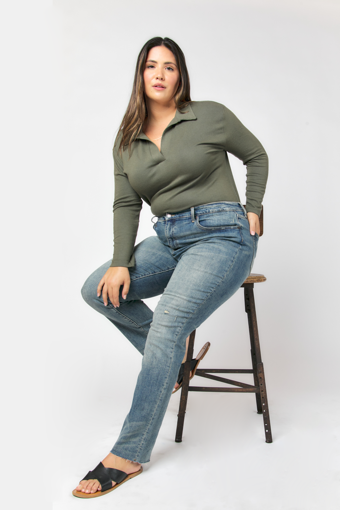 Crosby Mid Rise Relaxed Taper Jean