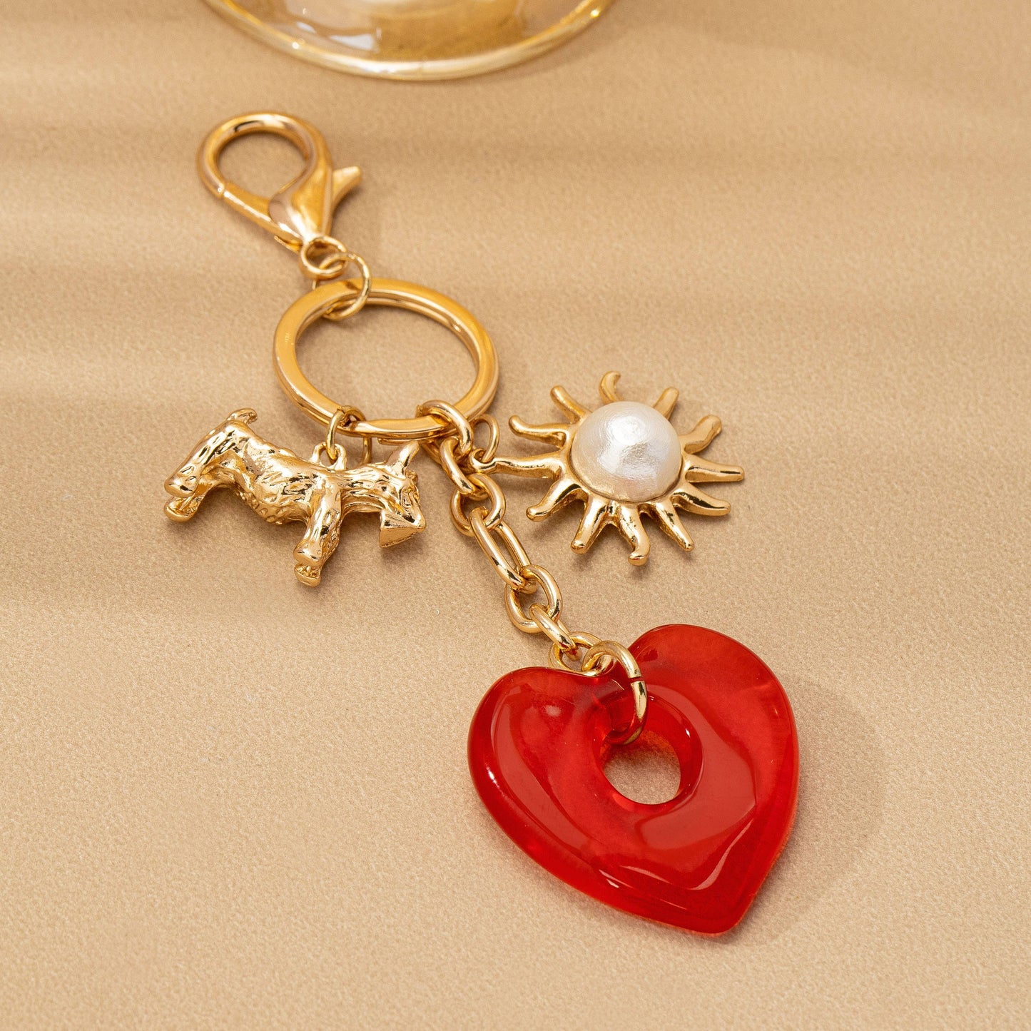 HEART DOG PEARL SUNBLAST