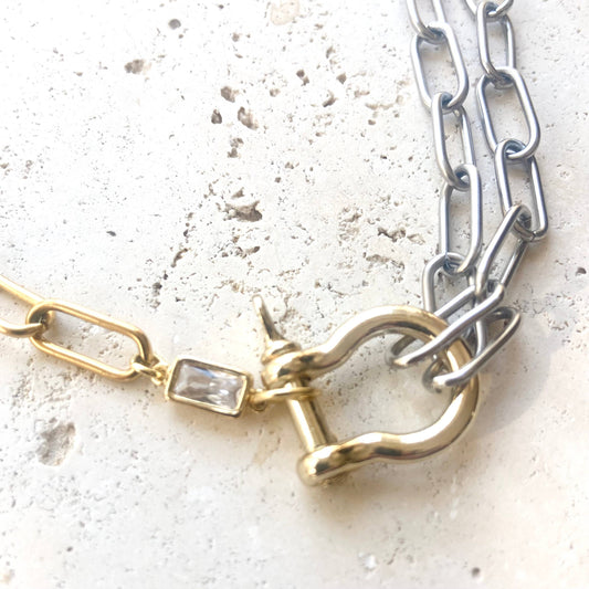 Mixed Metal Necklace
