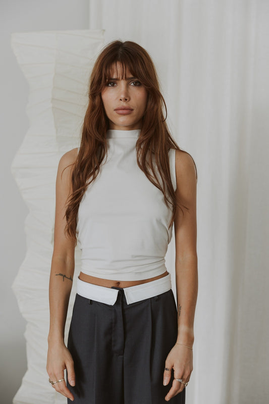 Dianne Mock-Neck Top